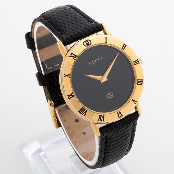 GUCCI 3000M Gold Plated Watch (Newly maintained, polished, and battery replaced) - Picture 2 of 4